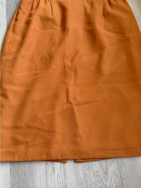 Justin Taylor Plus Size? 'Orange Rust Pencil
Skirt Elastic Waist Office. C # 1 B